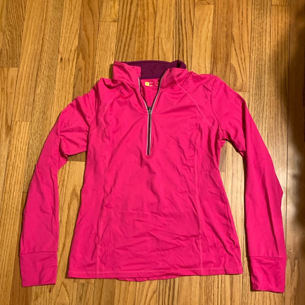 Quarter or half-zip pull over